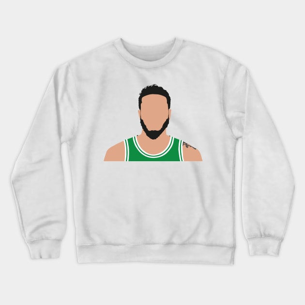 Jayson Tatum - Boston Crewneck Sweatshirt by BuzzerBeater00